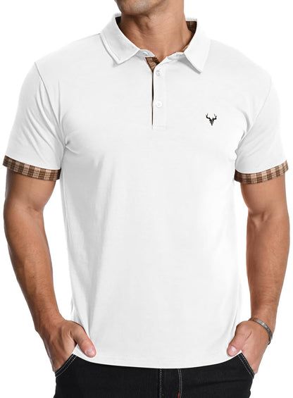 KUYIGO Men's Casual Slim Fit Polo Shirt