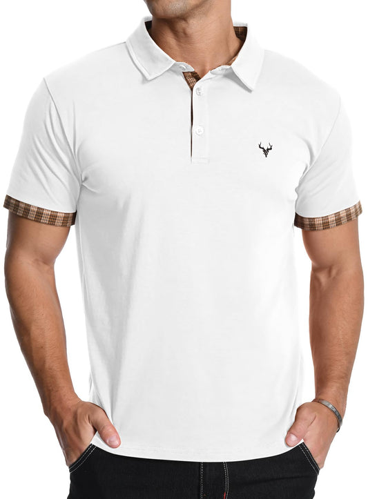 KUYIGO Men's Casual Slim Fit Polo Shirt
