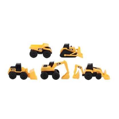 CAT Construction Little Machines Cake Toppers 5 Pack