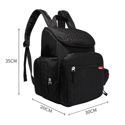 Bebamour Diaper Backpack with Changing Pad & Insulated Bag