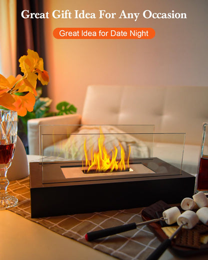 Tabletop Fire Pit - Portable Indoor/Outdoor Fireplace
