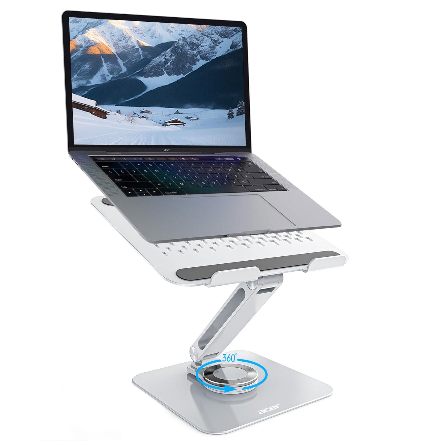 Acer Adjustable Laptop Stand with 360 Swivel Base