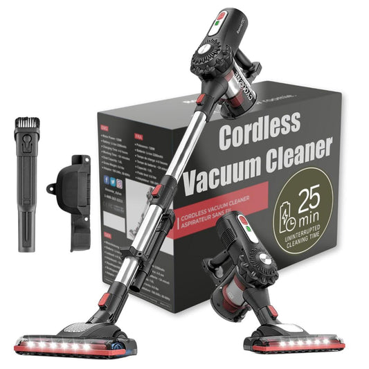 Roomie Tec Cordless Vacuum Cleaner with HEPA Filter
