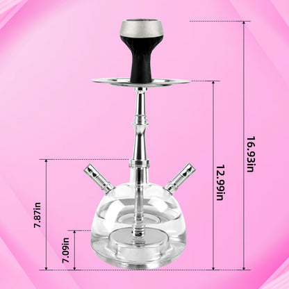 Travel Hookah Set with Bag and Accessories