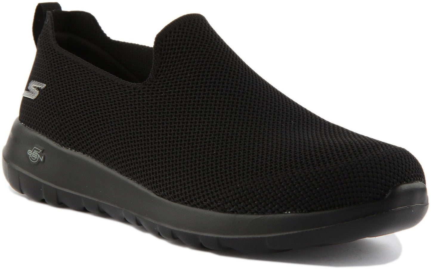 Skechers Men's Go Walk Max-Athletic Air Mesh Slip on Walkking Shoe Sneaker,Black/Black/Black,9.5 M US