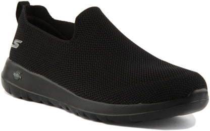Skechers Men's Go Walk Max-Athletic Air Mesh Slip on Walkking Shoe Sneaker,Black/Black/Black,9.5 M US