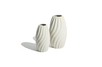 Rustic Ceramic Vase for Pampas Grass Decor
