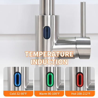 Touchless Kitchen Faucet with Pull Down Sprayer