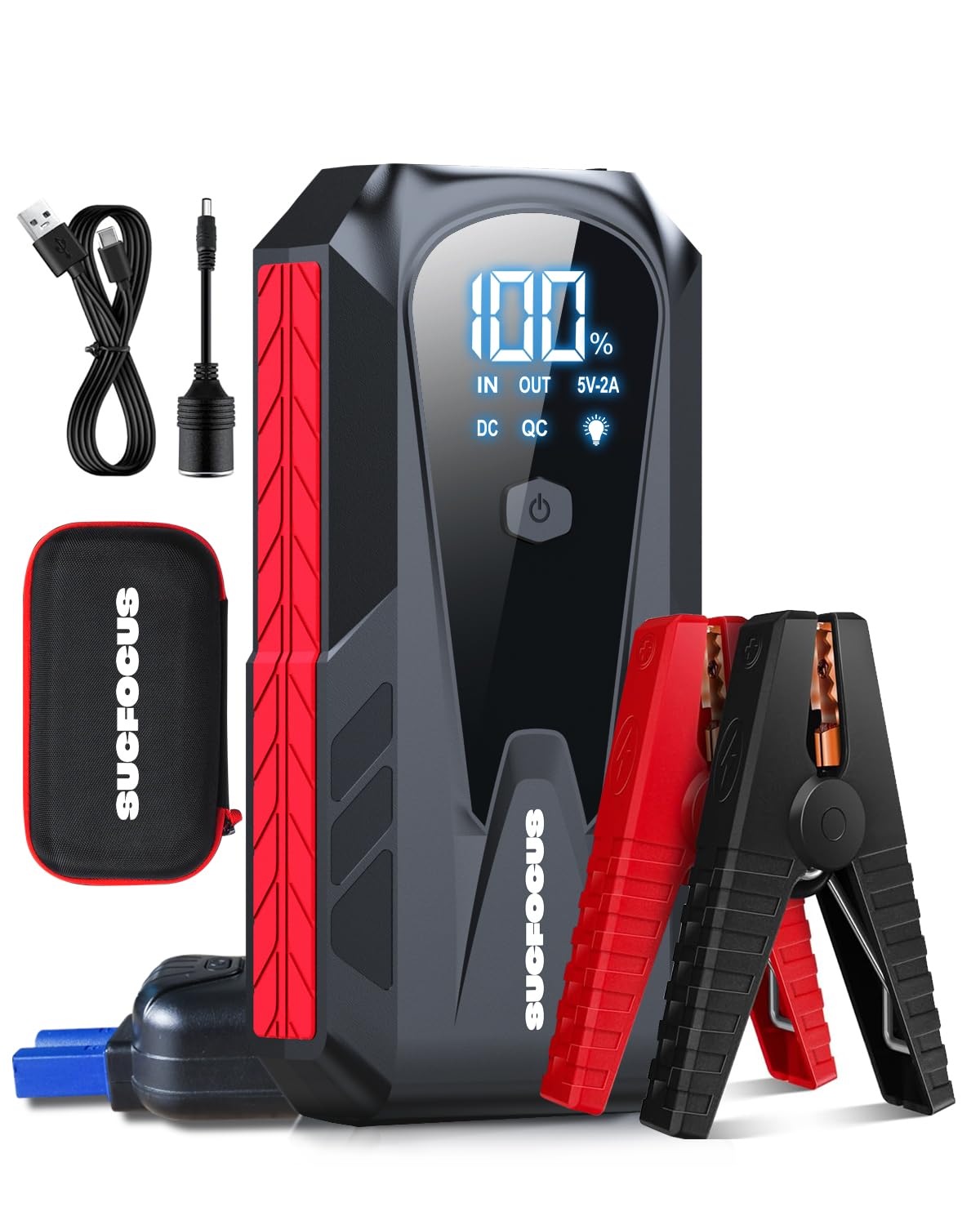 3000A Portable Jump Starter for Gas and Diesel