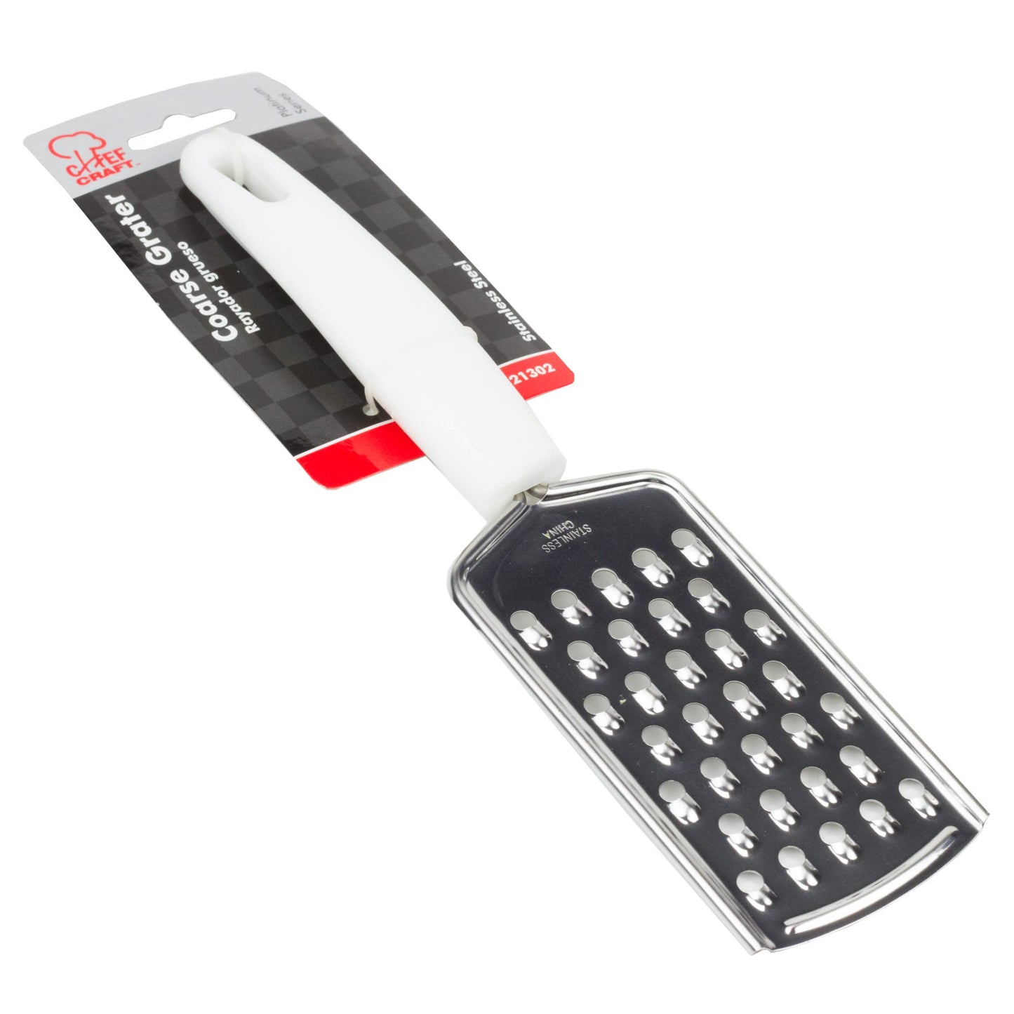 Chef Craft Handheld Coarse Grater, 9.25-Inch