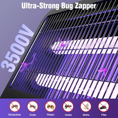 Electric Bug Zapper with Remote and Extra Bulbs