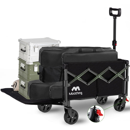Collapsible Utility Wagon for Grocery and Camping