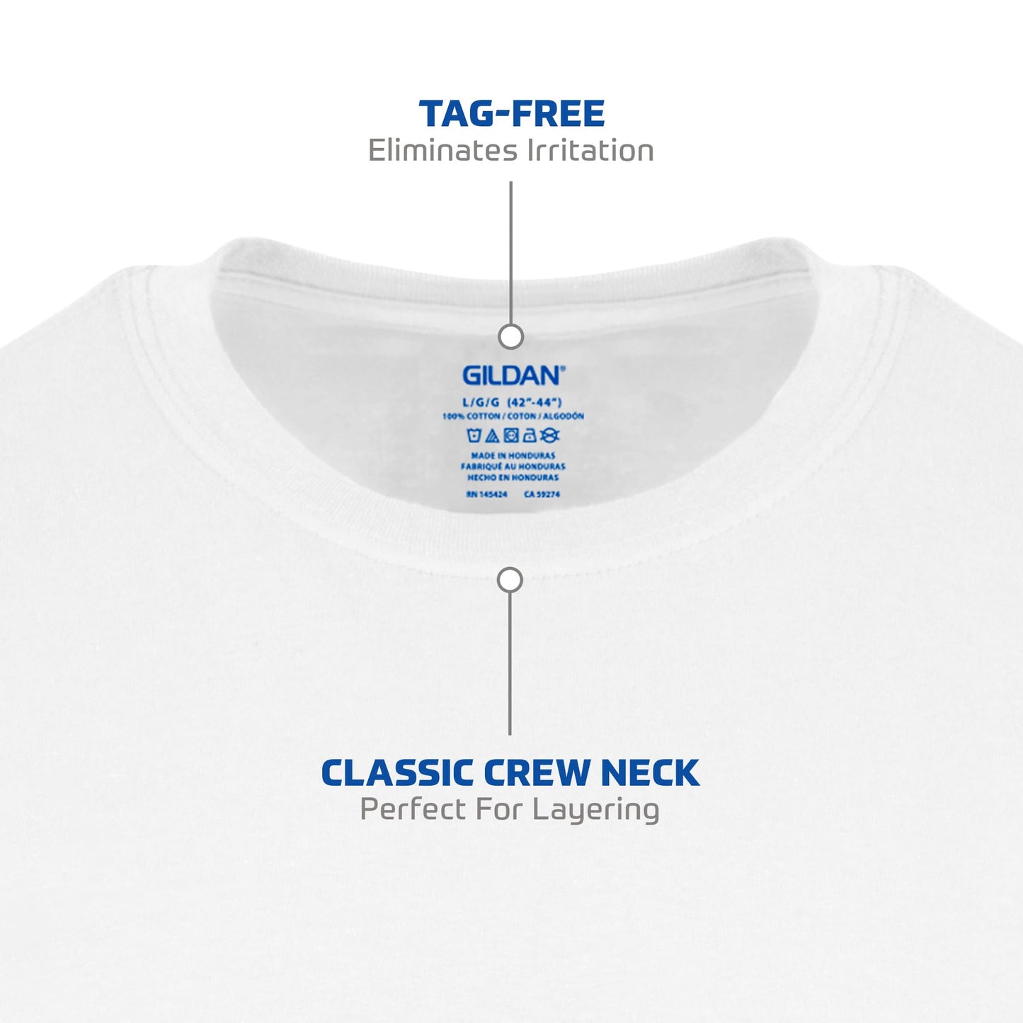 12-Pack Gildan Men's Crew T-Shirts