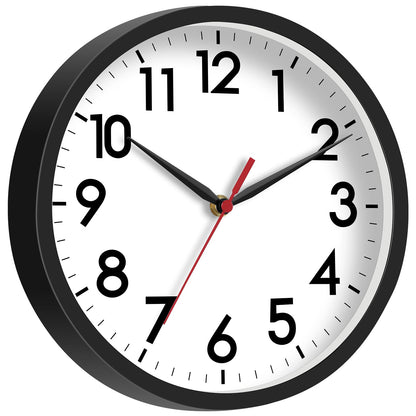 AKCISOT Silent 8-Inch Wall Clock for Home