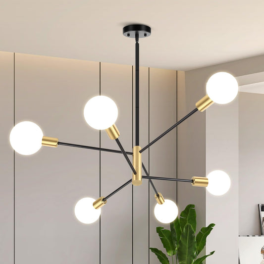 6-Light Sputnik Chandelier by CANMEIJIA