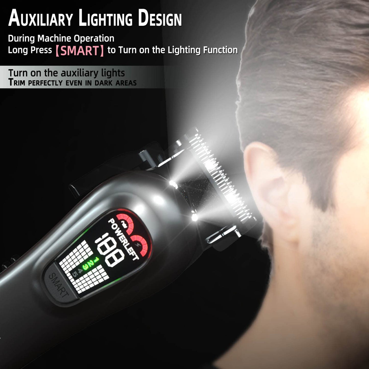 TCMKY Cordless Hair Clippers for Men Grooming