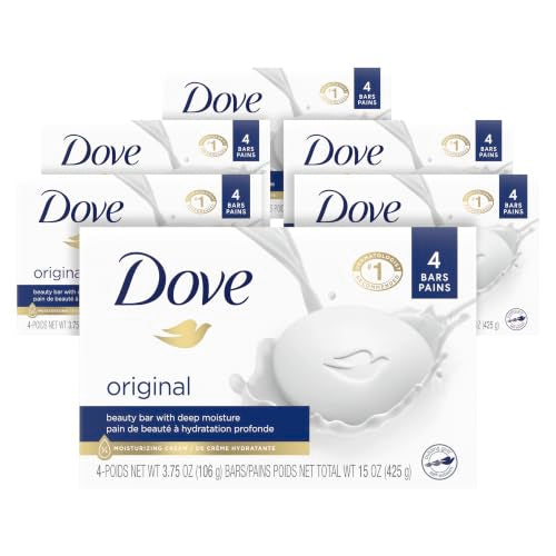 24 Count Dove Moisturizing Beauty Bar Soap