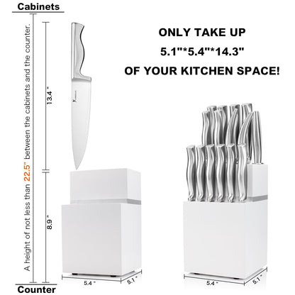 15-Piece Ultra Sharp Kitchen Knife Set
