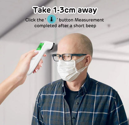 No-Touch Thermometer for Adults and Kids, Digital Accurate Thermometer with Fever Alarm, 1 Second Fast Result, FSA Eligible, Easy to use, 2 in 1 Mode Health Care Thermometer