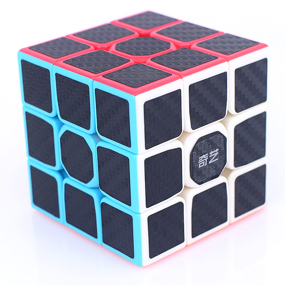 LiangCuber QY Toys Warrior W 3x3 Speed Cube Carbon Fiber 3x3 Puzzle Cube Warrior W Updated Version Magic Cubes