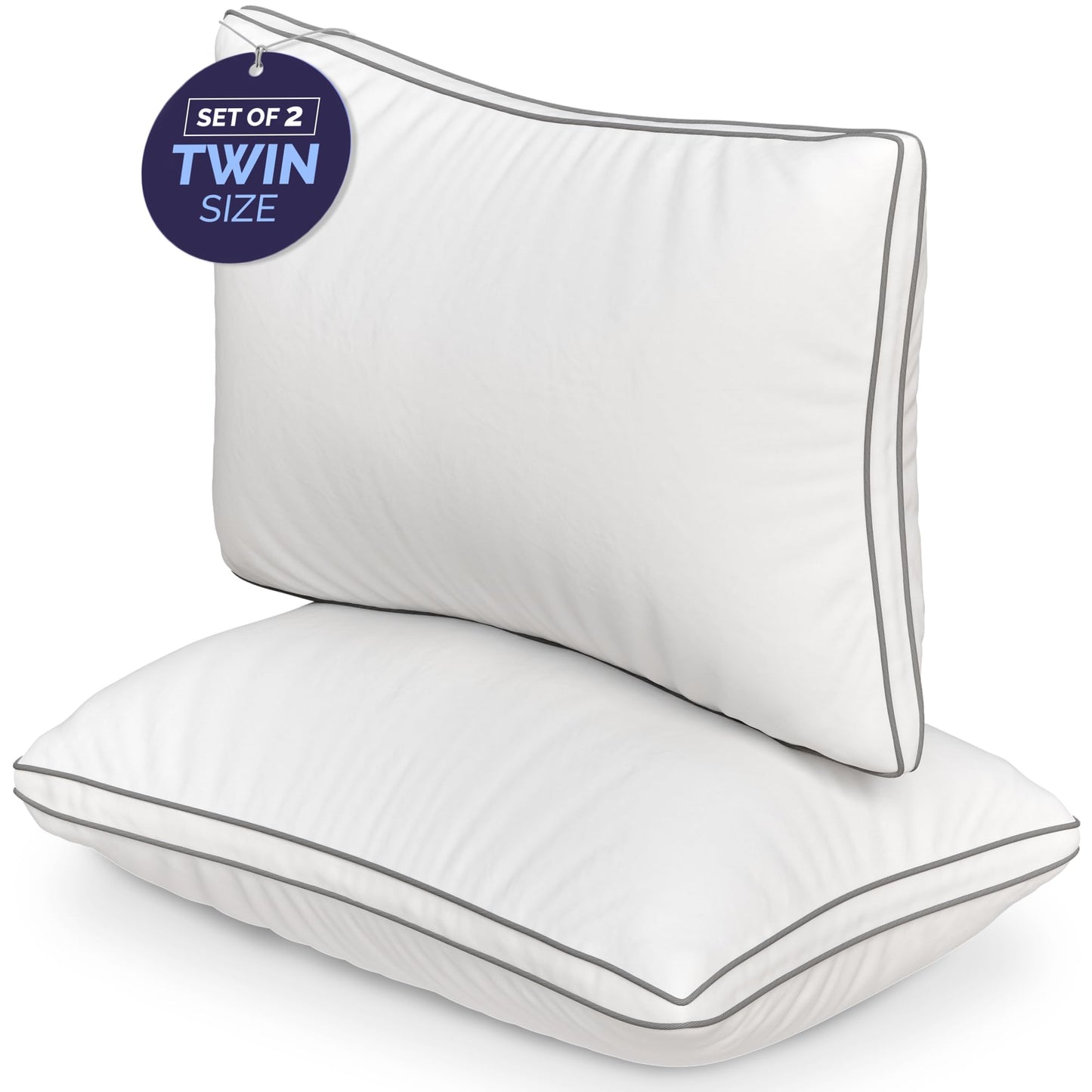 2 Pack TOOFLEE Luxury Down Alternative Pillows