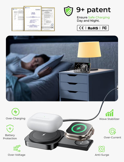MagSafe Charger Stand for iPhone & Apple Watch