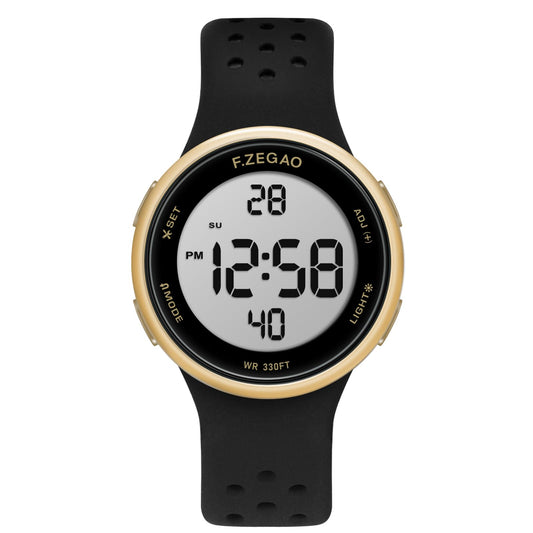 F.ZEGAO Waterproof Digital Watch with Stopwatch