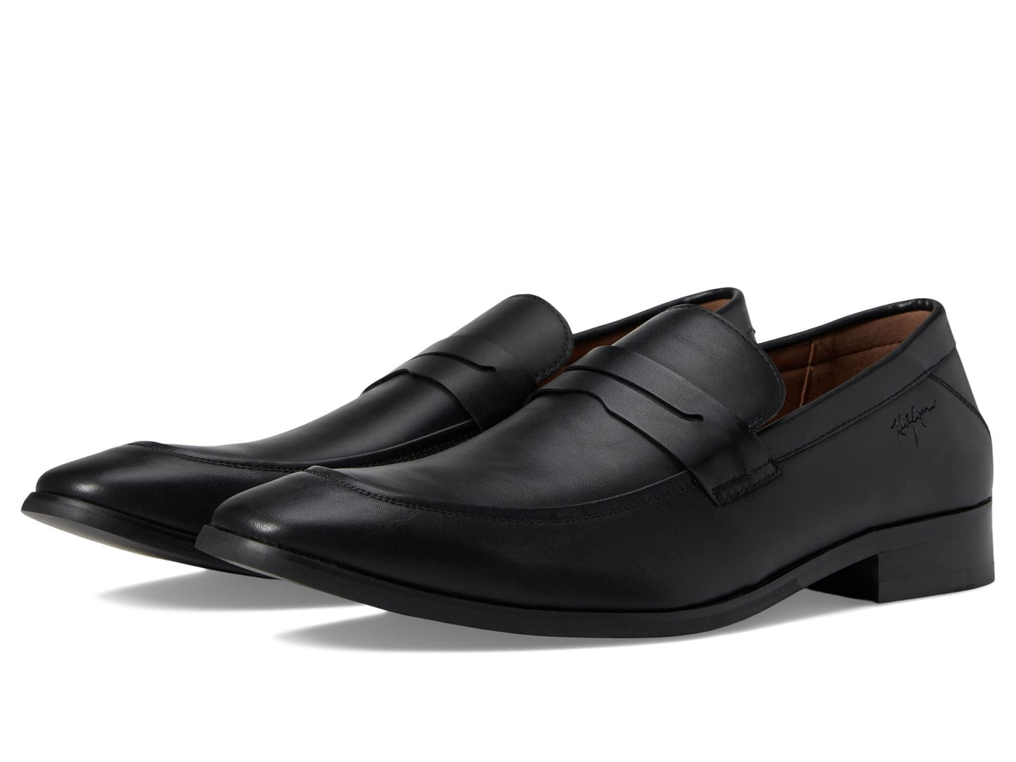 Tommy Hilfiger Men's Black Simol Penny Loafers