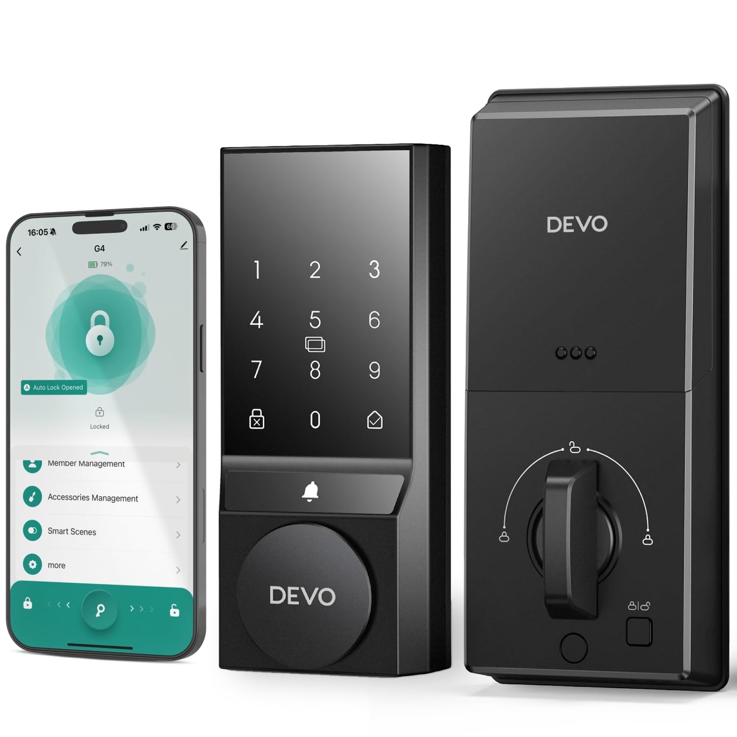 Devo Smart Door Lock with Keyless Entry