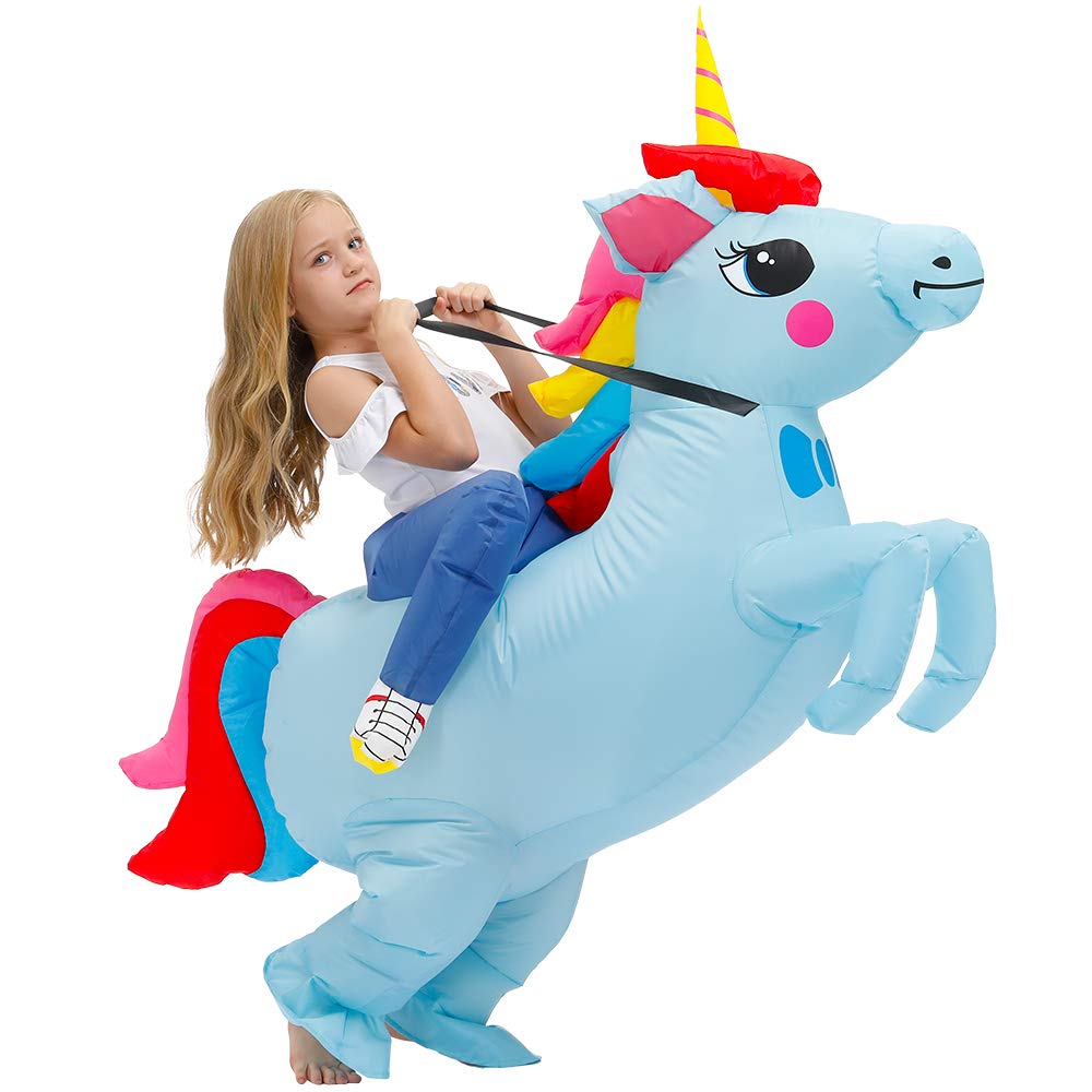 KOOY Kids Inflatable Unicorn Costume for Halloween
