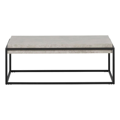 South Shore Industrial Coffee Table, Concrete Gray
