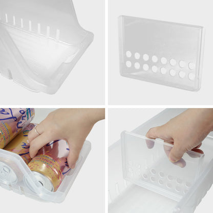 Soda Can Organizer for Refrigerator Storage 2-Pack