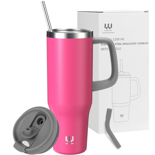 40 oz Insulated Travel Mug with Handle