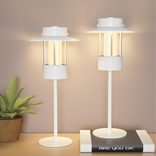 2 Pack Battery Operated Table Lamp with Dimming