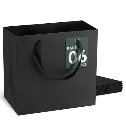 6 Pcs Kraft Paper Gift Bags for Parties
