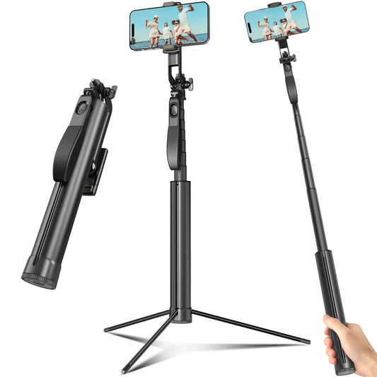Extendable Selfie Stick Tripod with Remote Control