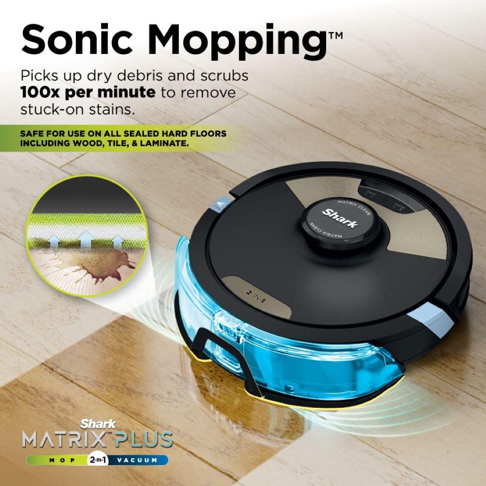 Shark Robot Vacuum & Mop Combo with HEPA