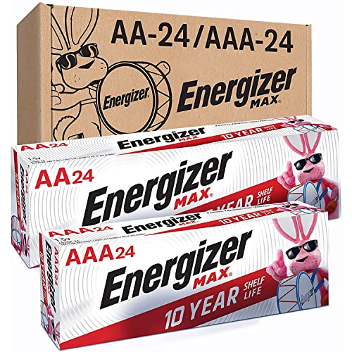 48 Count Energizer AA and AAA Alkaline Batteries