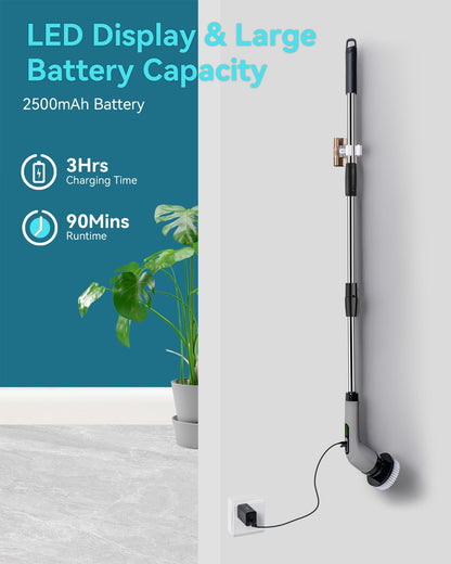 Electric Spin Scrubber for Bathroom Cleaning