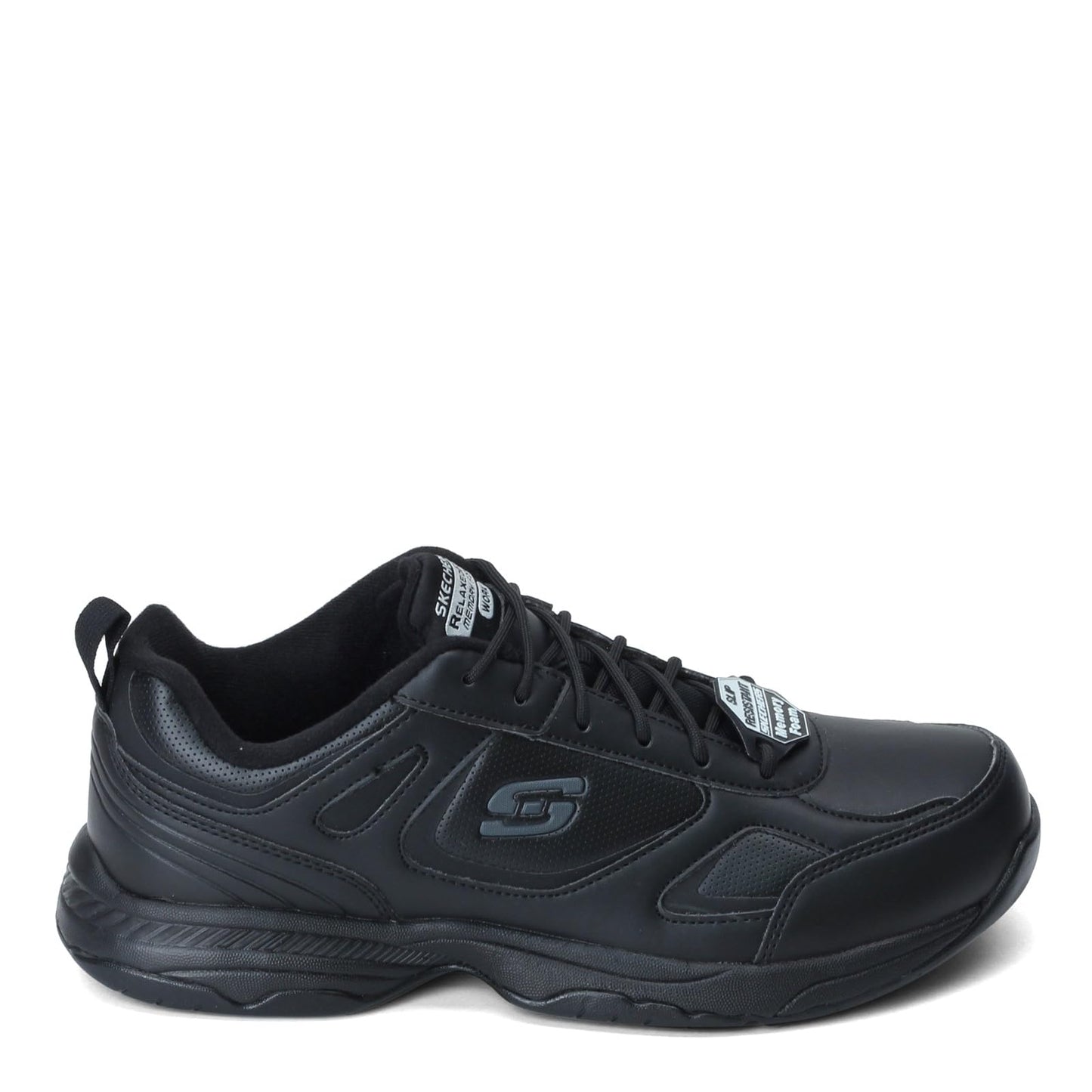 Skechers Men's Dighton Black Work Shoes
