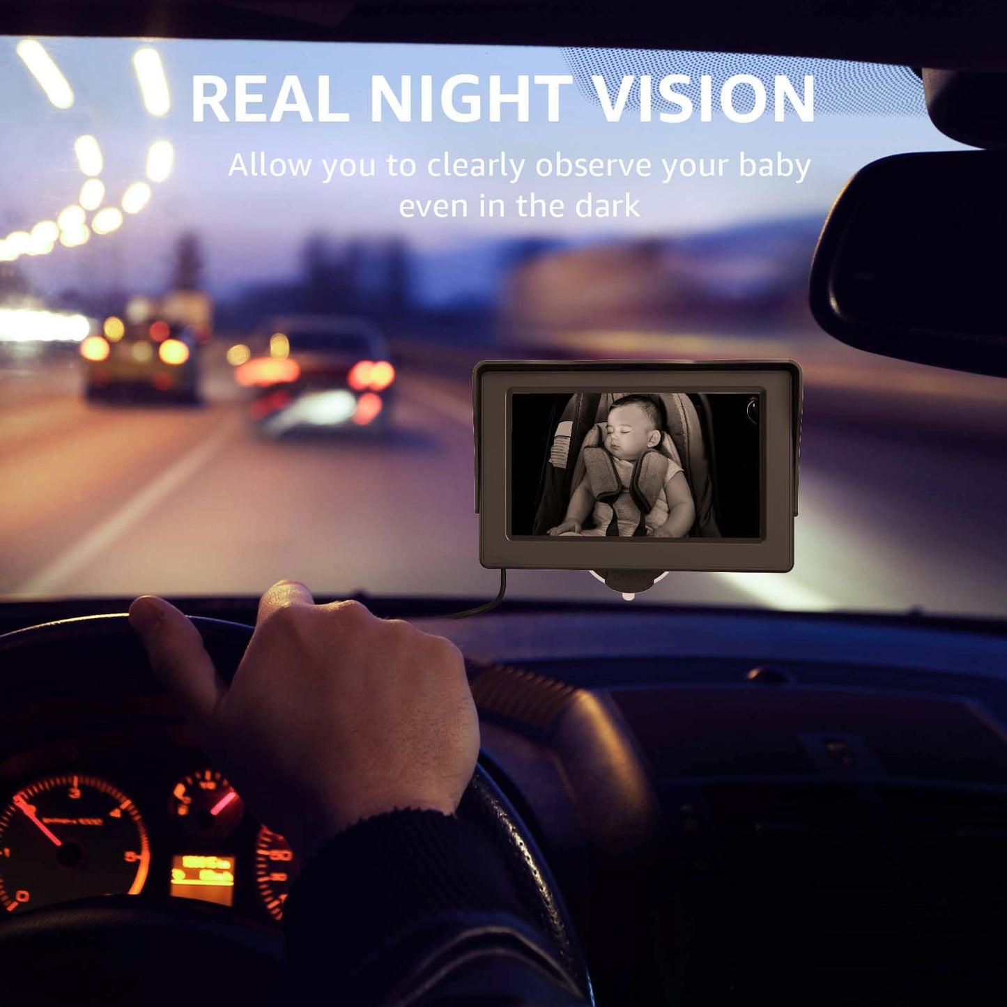 Baby Car Camera with HD Night Vision Monitor