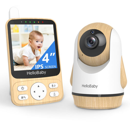 HelloBaby Video Baby Monitor with 4" Screen