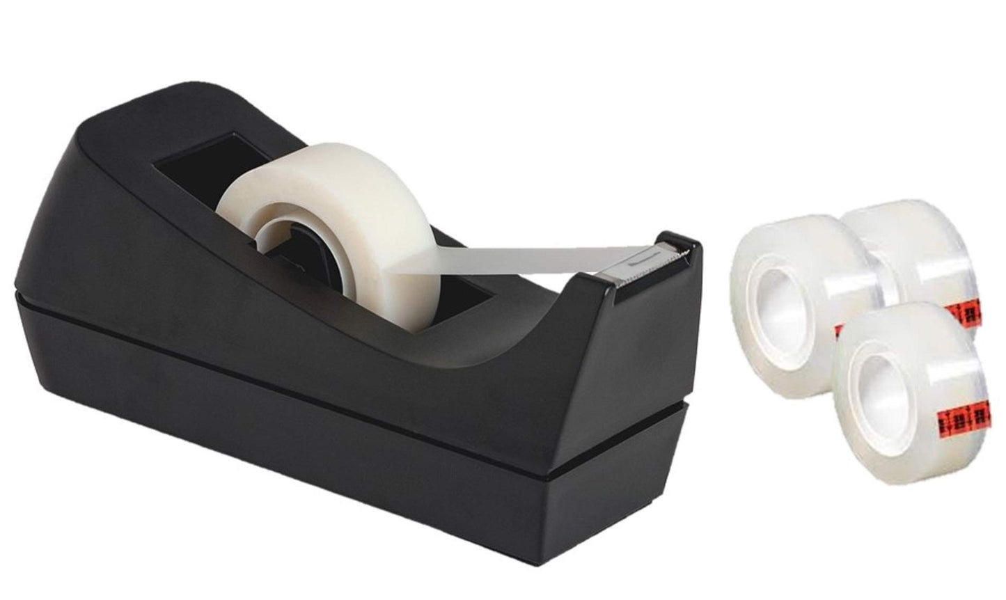 Closeout Transparent Tape 3/4” x 1000”, 36 Rolls of Tape with Weighted Dispenser