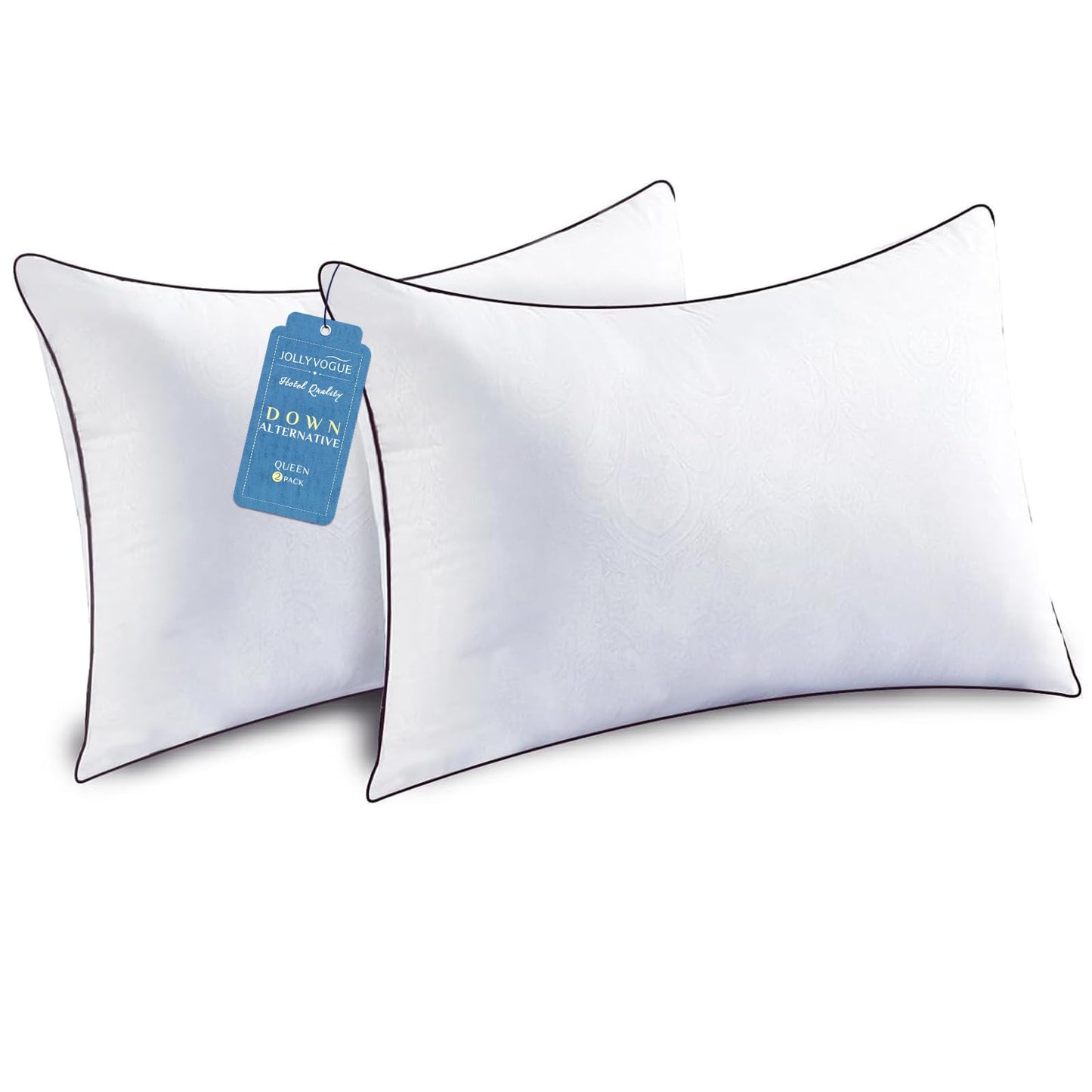 Queen Size Pillows Set of 2 for Sleepers
