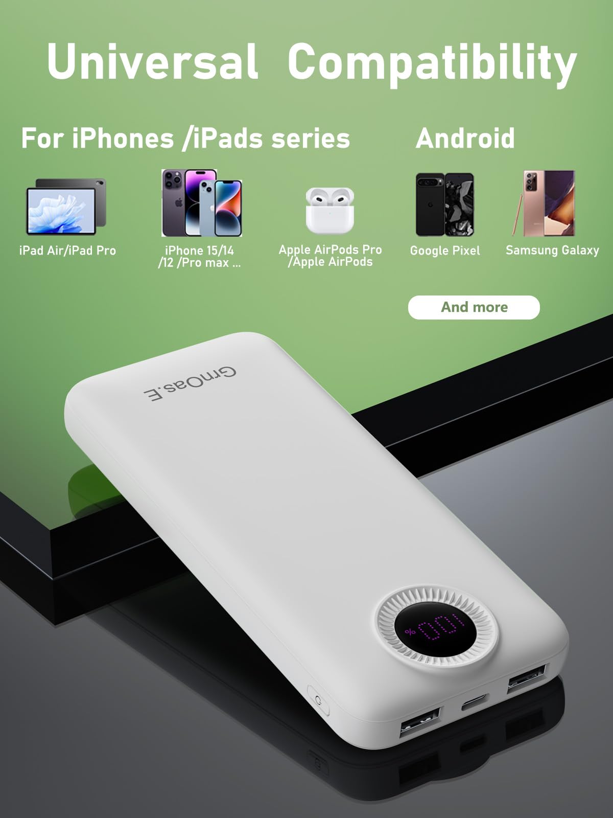 10000 mAh Portable Charger Power Bank