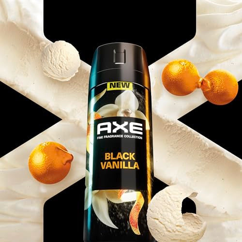 AXE Fine Fragrance Collection Premium Deodorant Body Spray for Men - Variety Pack - Blue Lavender, Aqua Bergamot, Golden Mango, & Black Vanilla - Pack of 4 72H Odor Protection, Aluminum Free, 4 oz