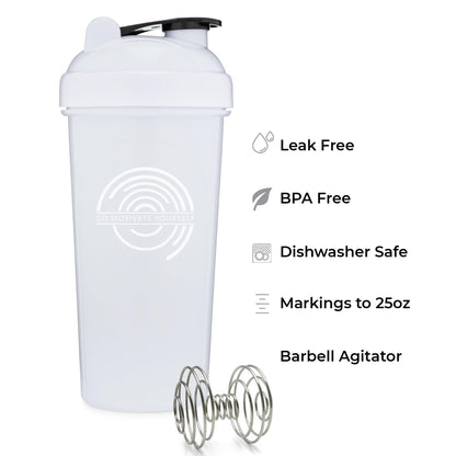 GOMOYO 2-Pack Protein Shaker Bottles, BPA Free