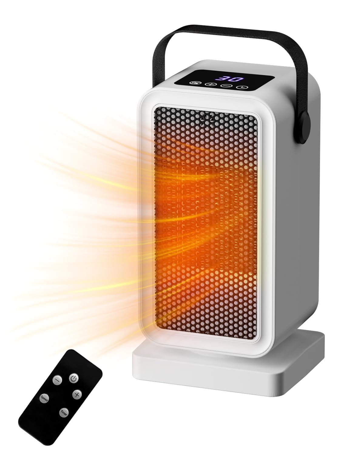 Small Space Heater Portable Desk Heater with 2s Instant Warmth