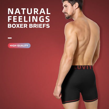 Natural Feelings Boxer Briefs Mens Underwear Men Pack Soft Cotton Open Fly Underwear S