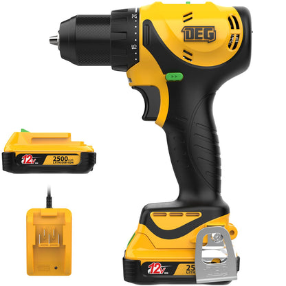 Cordless Drill Set with Battery & Charger